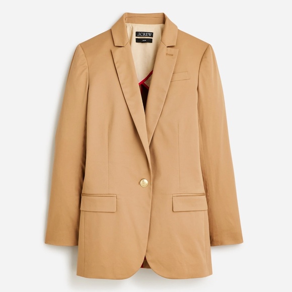 J. Crew Jackets & Blazers - New JCREW Size 0 Alfie Blazer in Chino - $198 Camel AY707